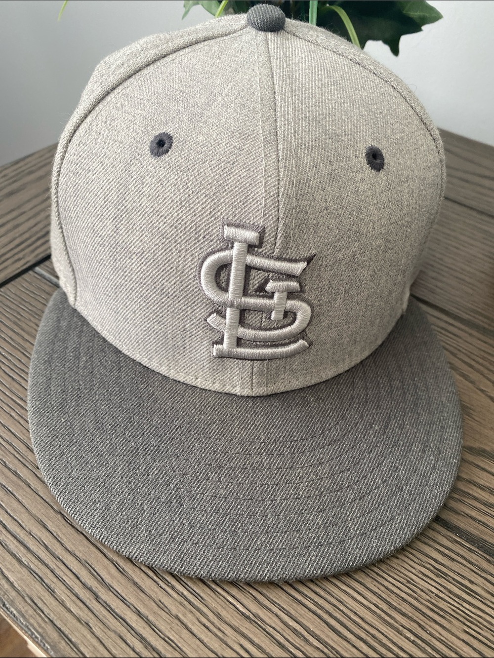 New Era Gray St. Louis Cardinals Fitted Hat